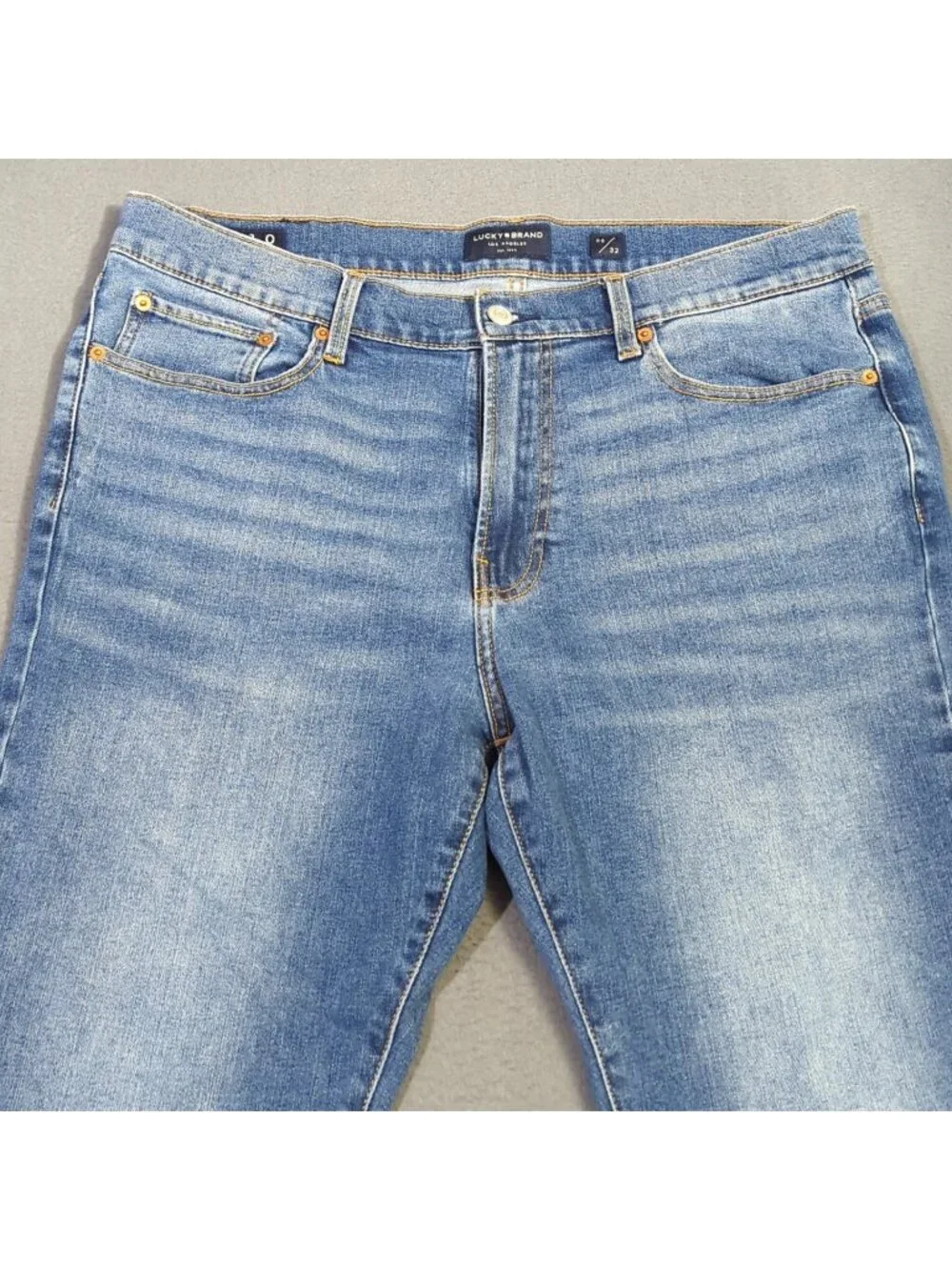 Lucky Brand Jeans Men's 36x32 Fits 36x31 Blue 410 Athletic Slim Denim